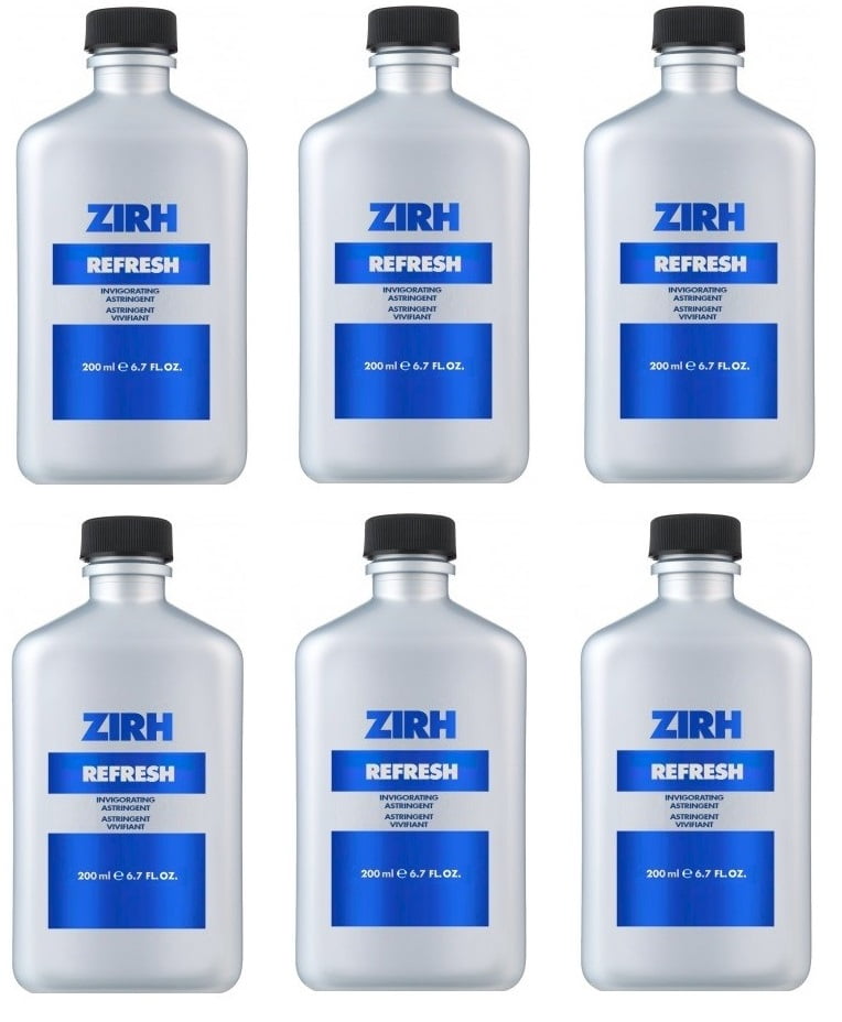 Zirh Refresh Invigorating Astringent, 6.7 oz + Schick Slim Twin ST for Dry Skin Swissline - Force Vitale Aqua-Vitale De-Puffing Eye Gel - 15ml/0.5oz